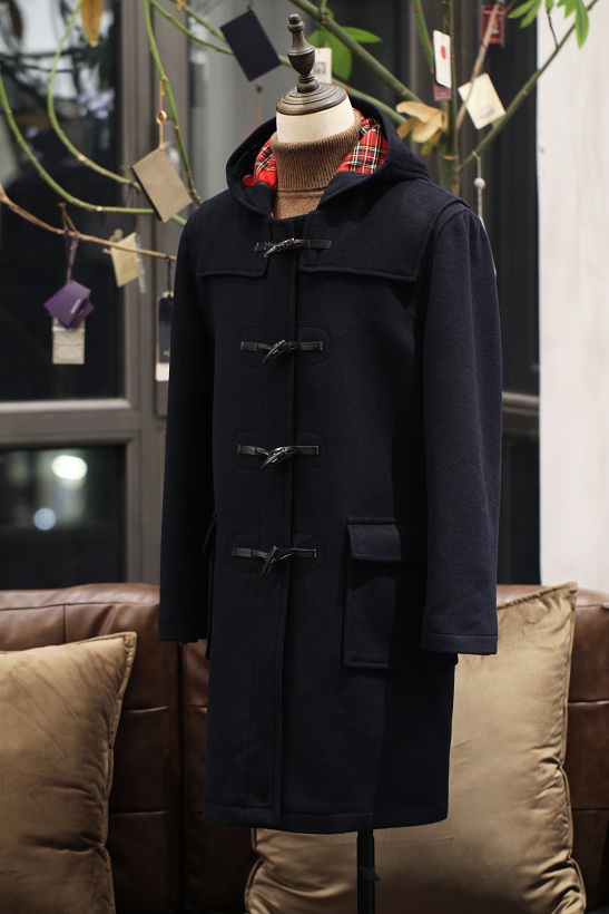 牛角扣连帽大衣（Duffel coat）